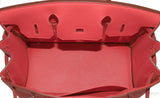 Birkin 30 Togo Rouge Pivoine PHW