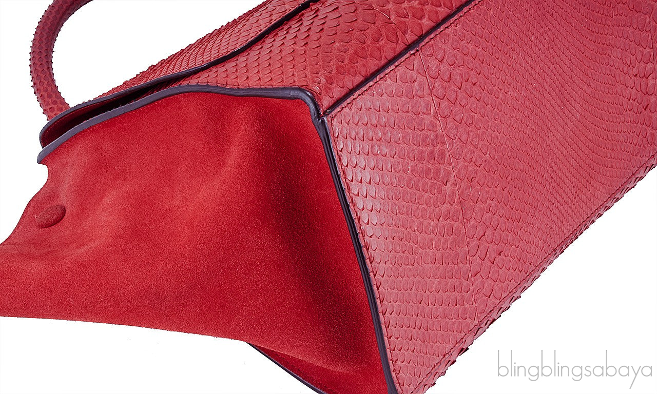 Trapeze Luggage Python Red