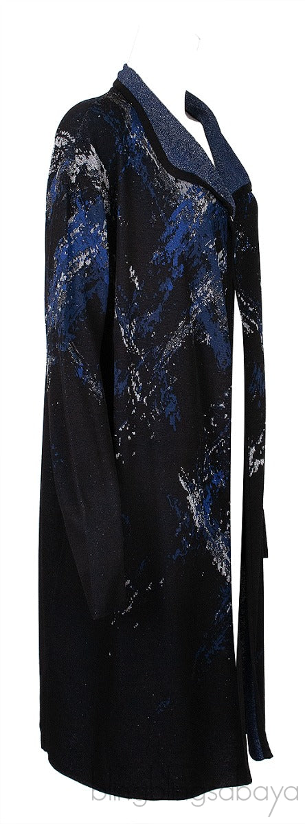 Metallic Multicolor Long Cardigan