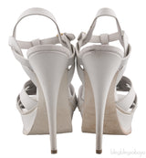 Tribute White Matte Heels