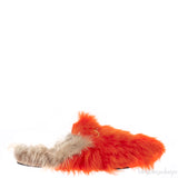 Gucci Orange Wool Princetown Slide