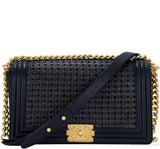 Braided Le Boy Flap Bag