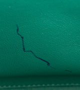 Green Quilted Single Flap Maxi GHW