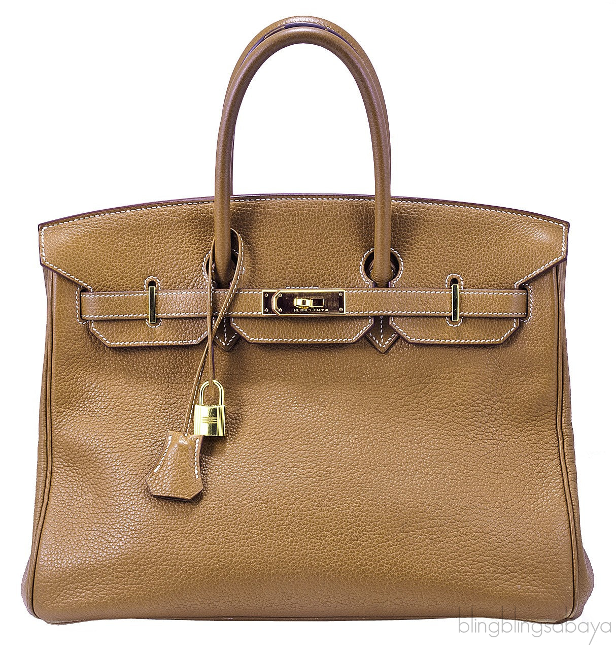 Birkin 35 Gold Taurillon Clem