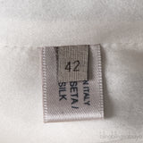 Bottega Veneta Gradient White Blue Grey Silk Dress