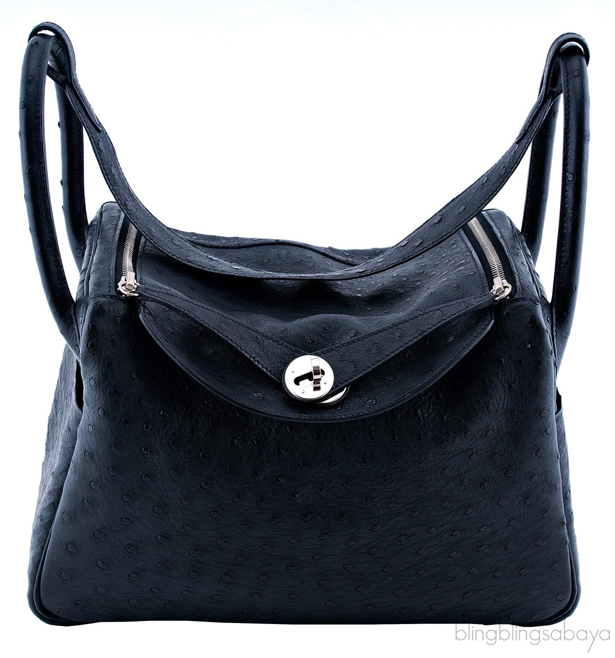 Lindy Black Ostrich
