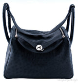 Lindy Black Ostrich