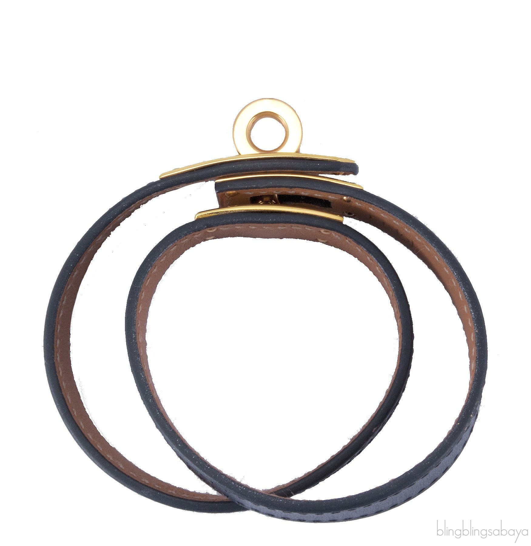Kelly Black Double Tour Bracelet