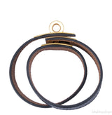 Kelly Black Double Tour Bracelet