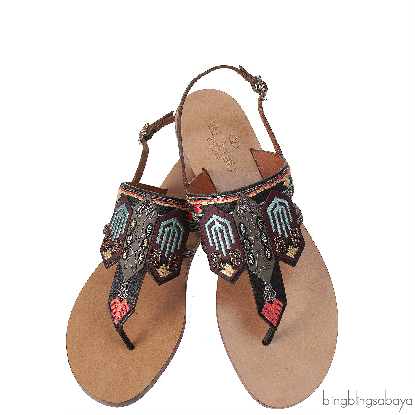 Valentino Garavani Multi-color Slip On Sandals