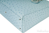 Lady Dior Ocean Blue Ostrich L.Ed