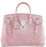 Ricky Light Pink Alligator Bag