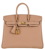 Birkin 25 Chai Veau Togo GHW