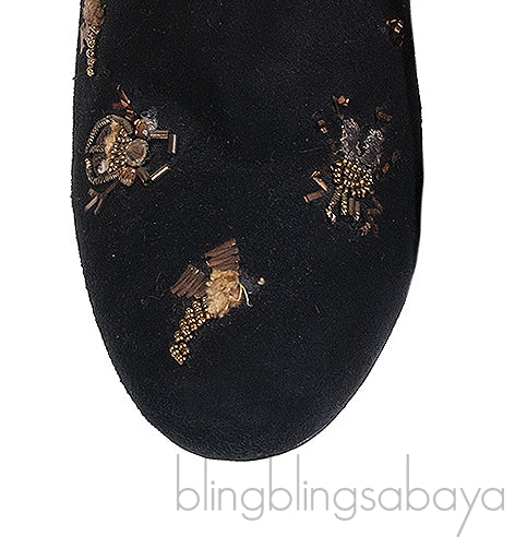 Aquazzura Fauna Insect Embellished Ankle Boots