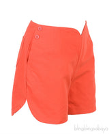 Coral Cotton Shorts