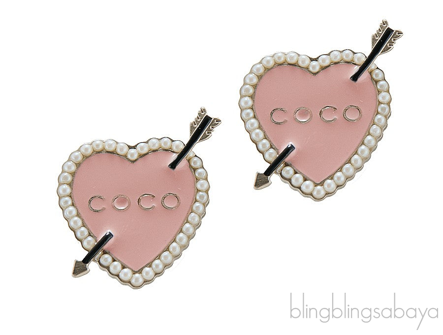 Coco Heart & Arrow Earrings