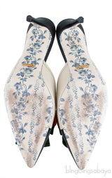 Web Bow Slide Mules