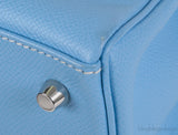 Hermès Kelly 28 Retourne Blue Celeste Mykonos Candy Epsom PHW