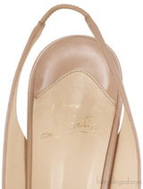 Nude Slingback Pump