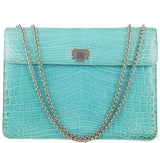 Tiffany Blue Cornelia Lunch Box Crocodile Bag