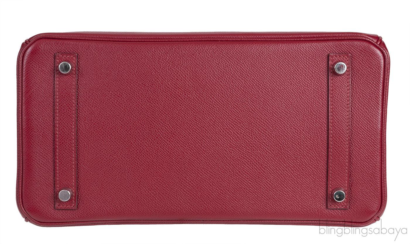Birkin 30 Rubis Epsom PHW