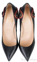 Black & Red Huguetta Heels