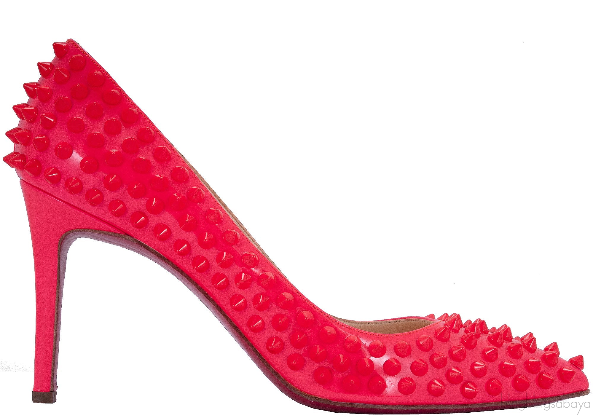 Pigalle Spikes Hot Pink Pump