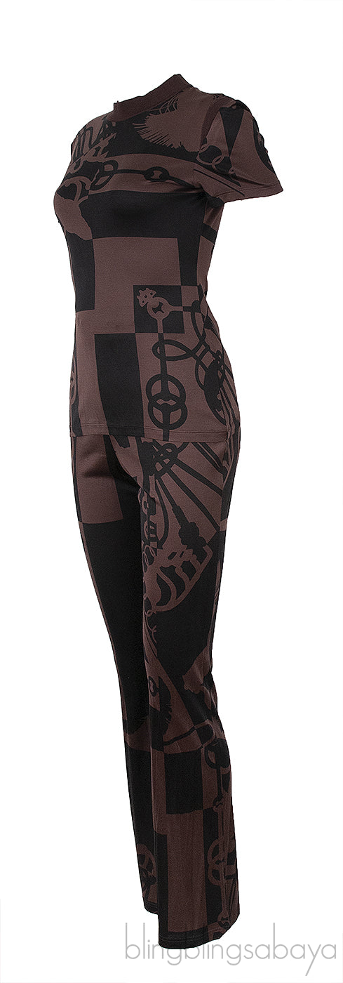 Cliquetis en Desorder Tattoo T-shirt and Trouser