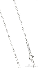 Fleur De Lis Silver Pendant Necklace