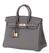 Birkin 25 Gris Meyer Togo GHW