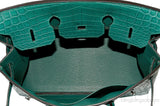 Birkin 35 Malachite Matte Crocodile