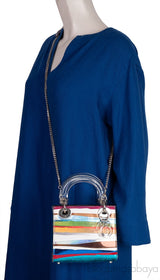 Lady Dior Art Multicolor Acrylic Mini Shoulder Bag