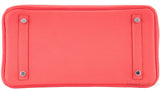 Birkin 30 Red Pivoine Togo PHW