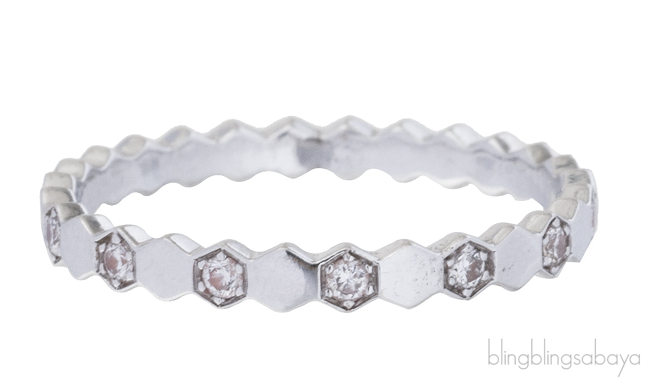 Bee My Love White Gold Diamond Ring