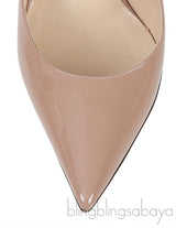 Bing 100 Crystal-Embellished Patent Leather Mules