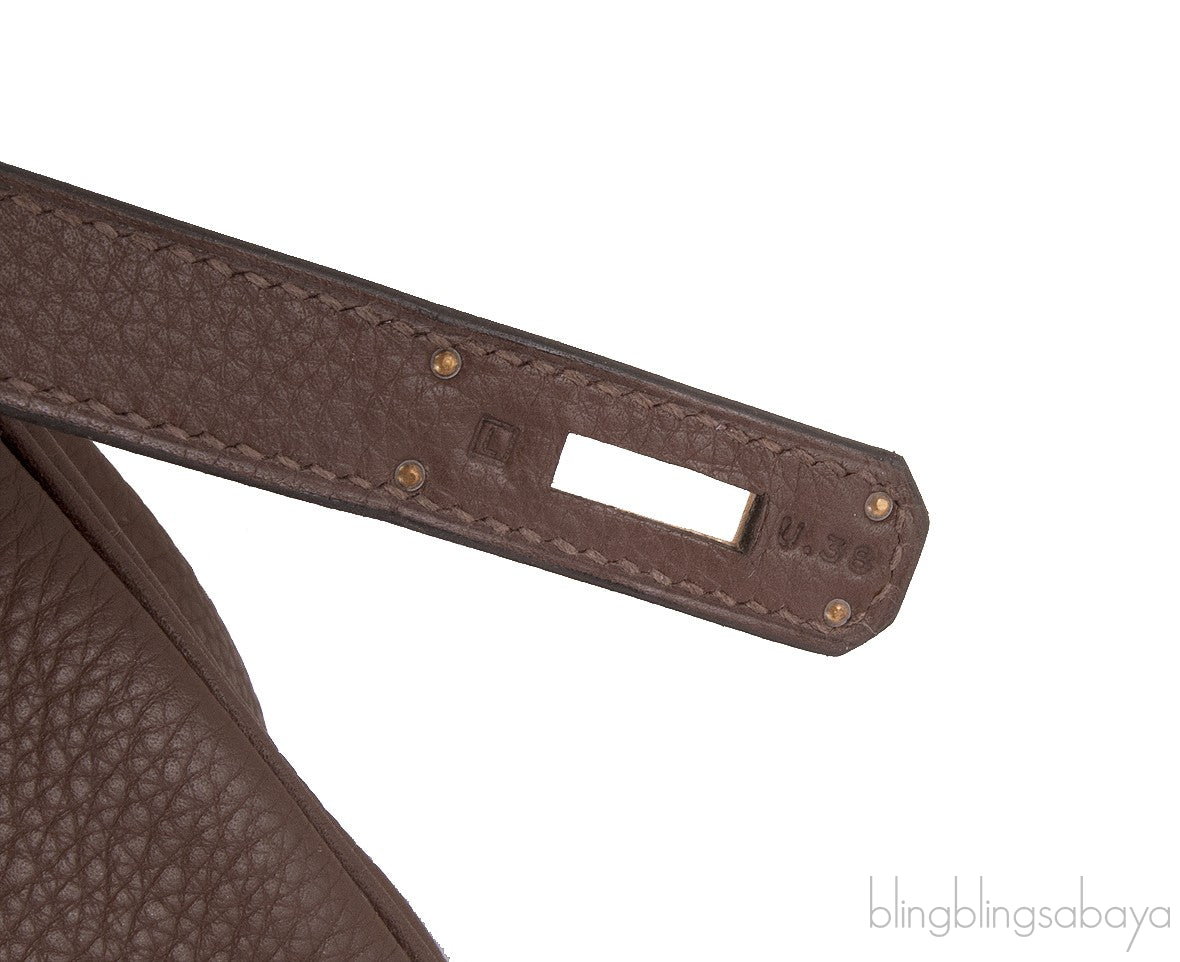 Birkin 35 Choco Brown Togo GHW
