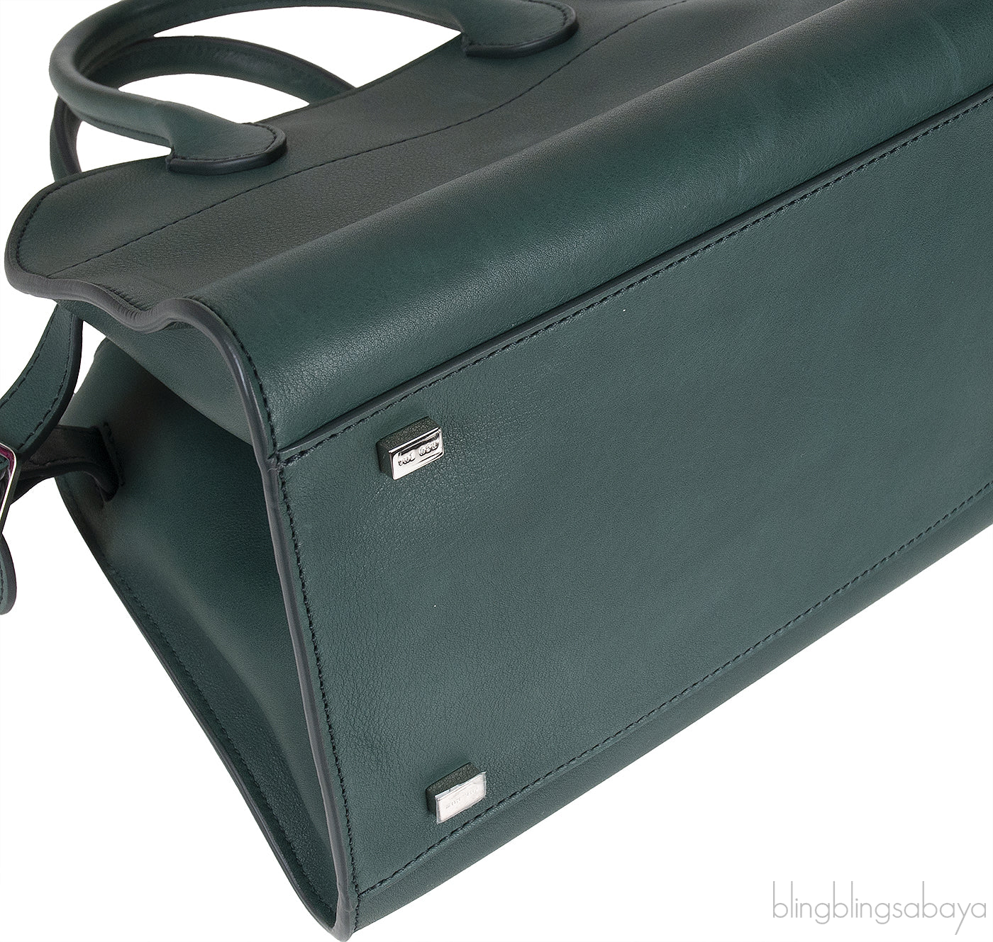 Soft Margaux 10 Dark Green Leather Bag