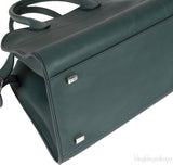 Soft Margaux 10 Dark Green Leather Bag