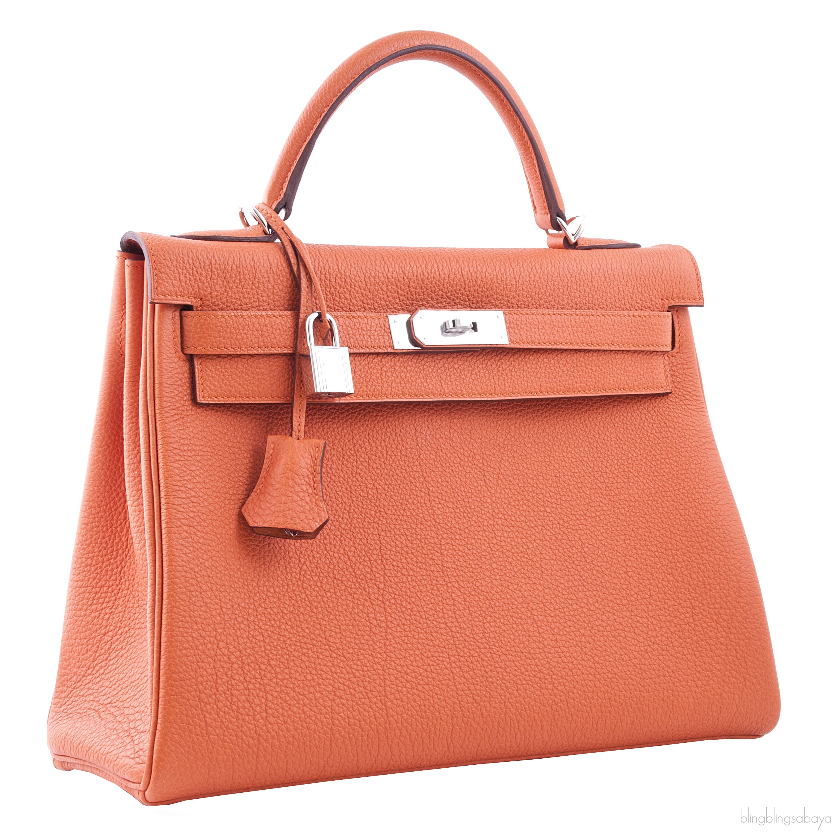 Kelly 32 Orange Togo Retourne