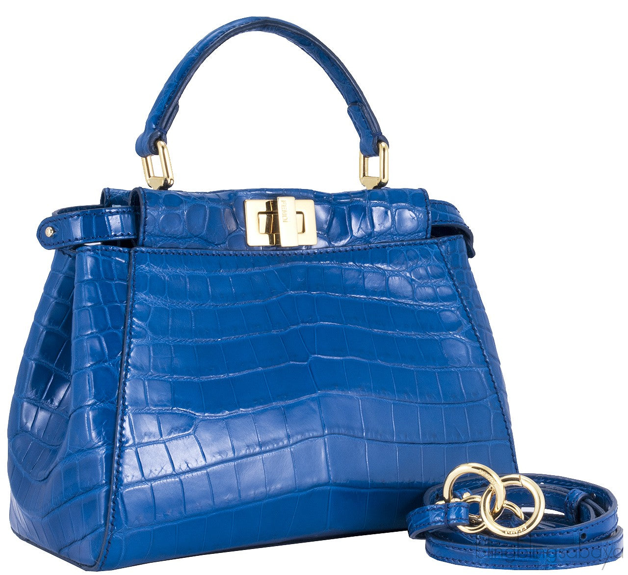 Mini Blue Crocodile Peekaboo