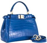 Mini Blue Crocodile Peekaboo