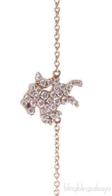 Rose Gold Horse Diamond Bracelet
