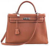 Kelly 35 Gold Togo