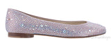Gina Light Pink Crystal Ballet Shoes