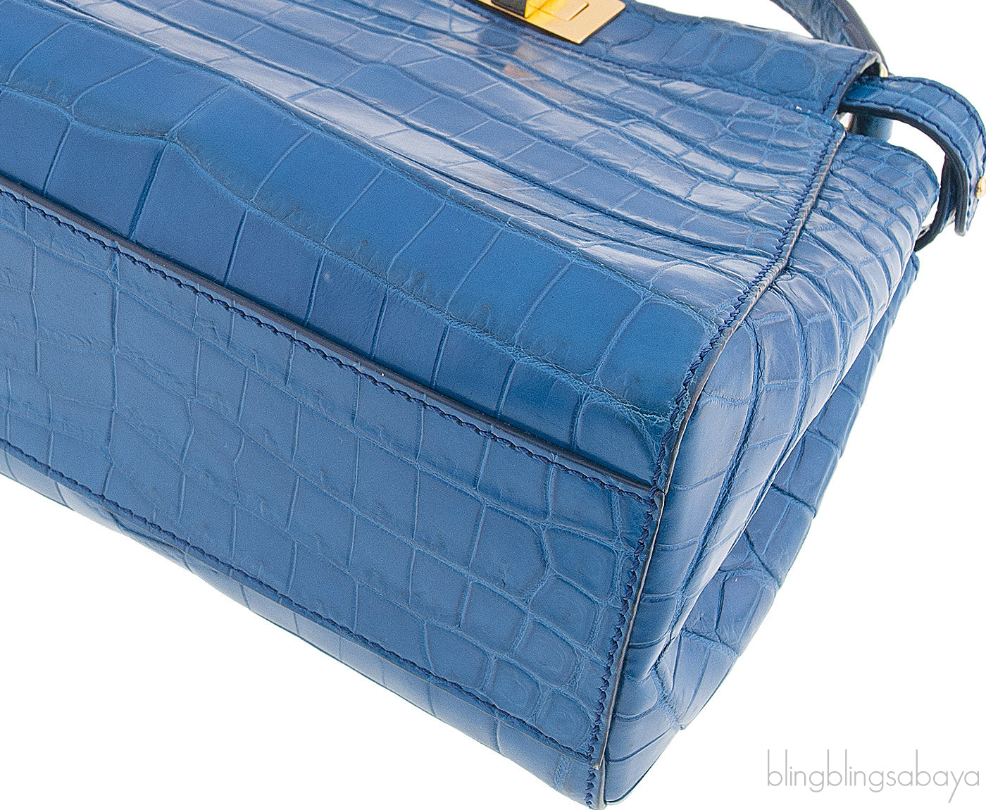 Blue Crocodile Mini Peekaboo