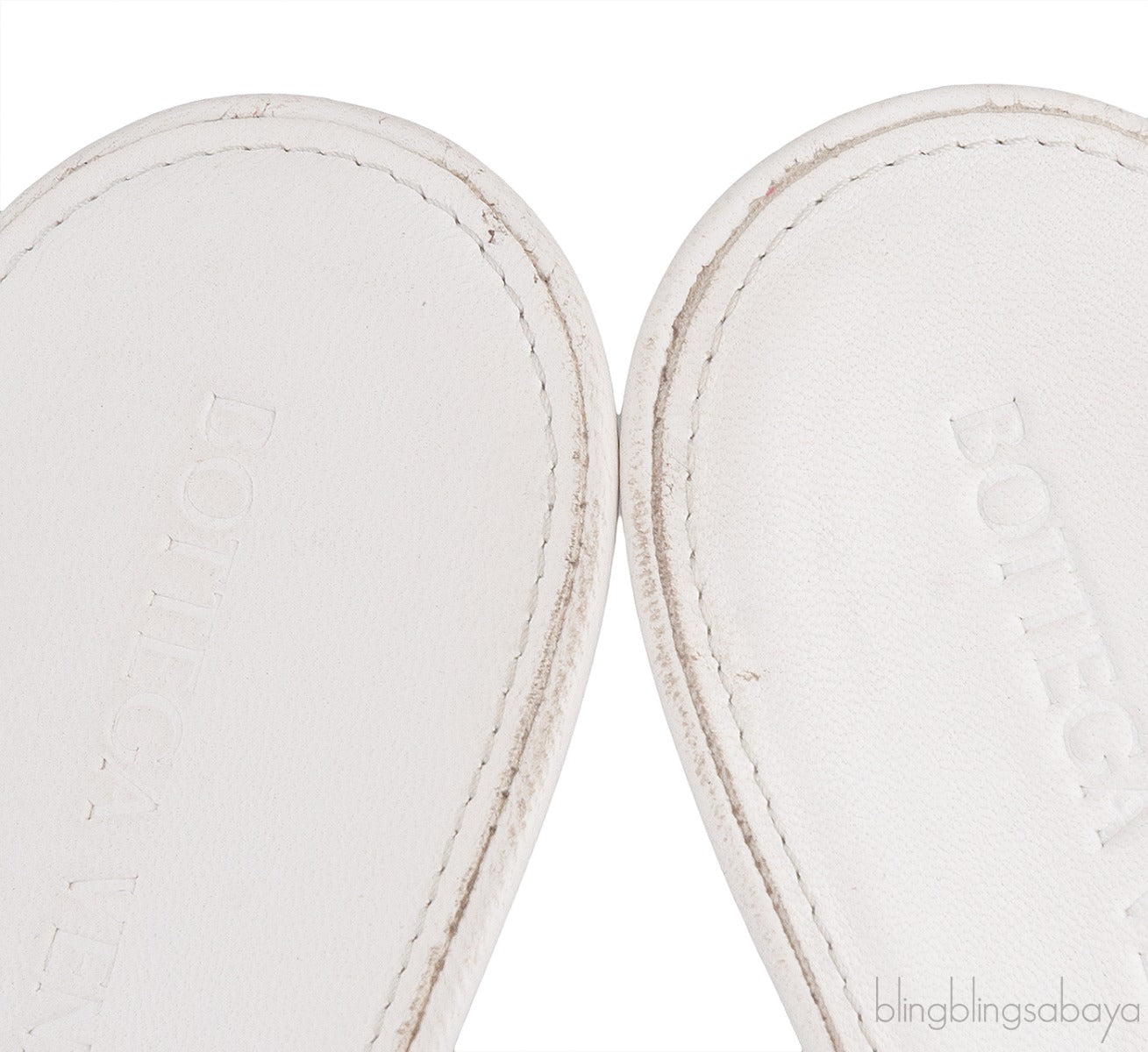 Bottega Veneta White Lido Intrecciato Mules 38
