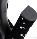 Lavinia Swarovski Crystal Velvet Platform Sandals