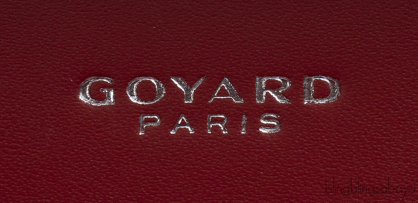Goyard Saint Honore Trunk Bag Burgundy