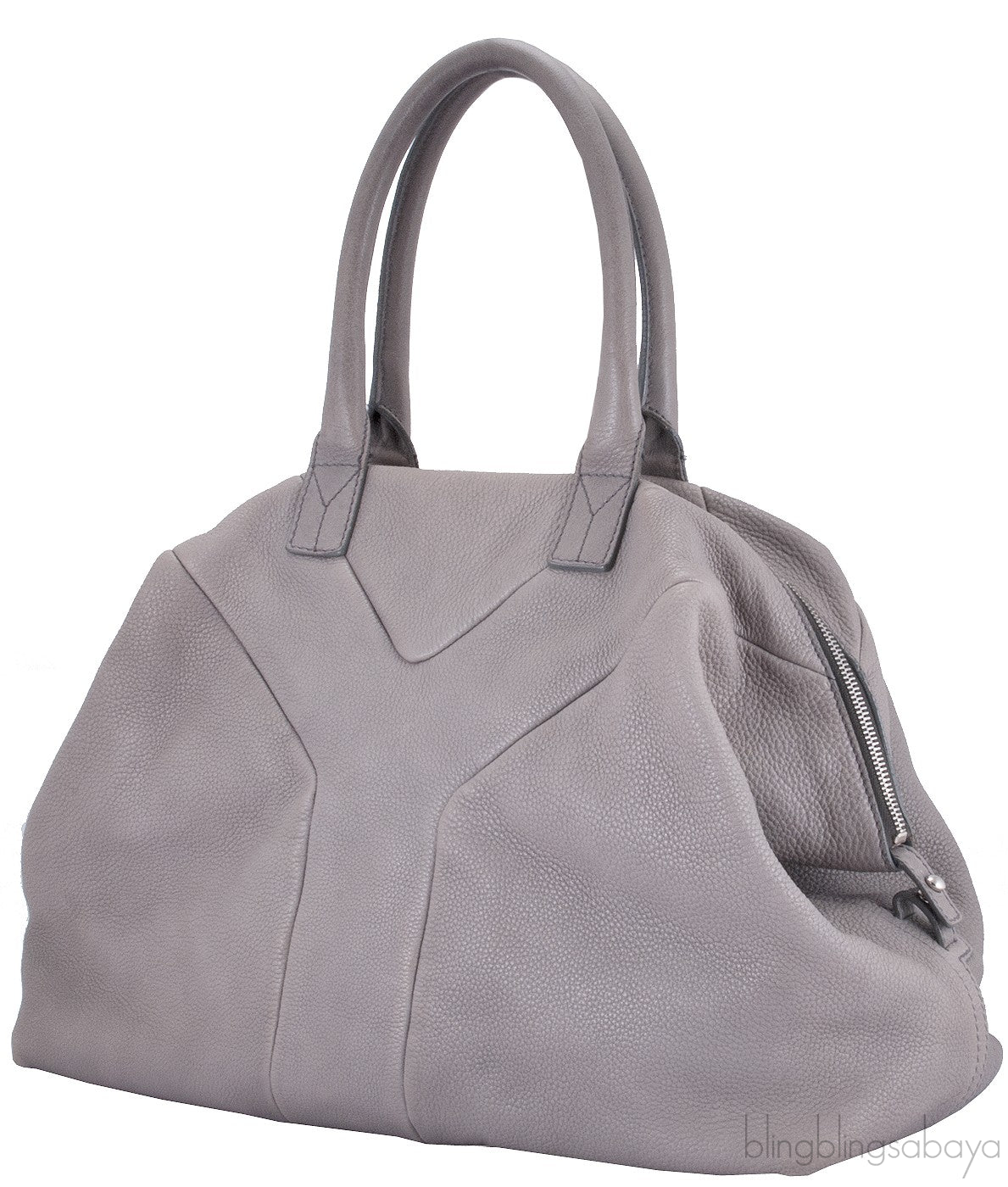 Grey Boston Bag