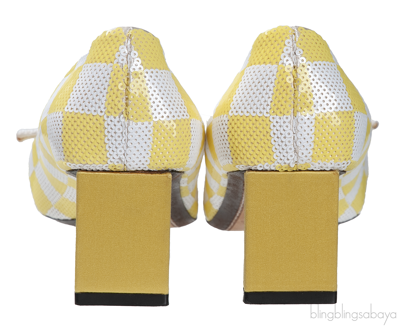 Louis Vuitton Bi-color Sequin Magic Square Satin Pump